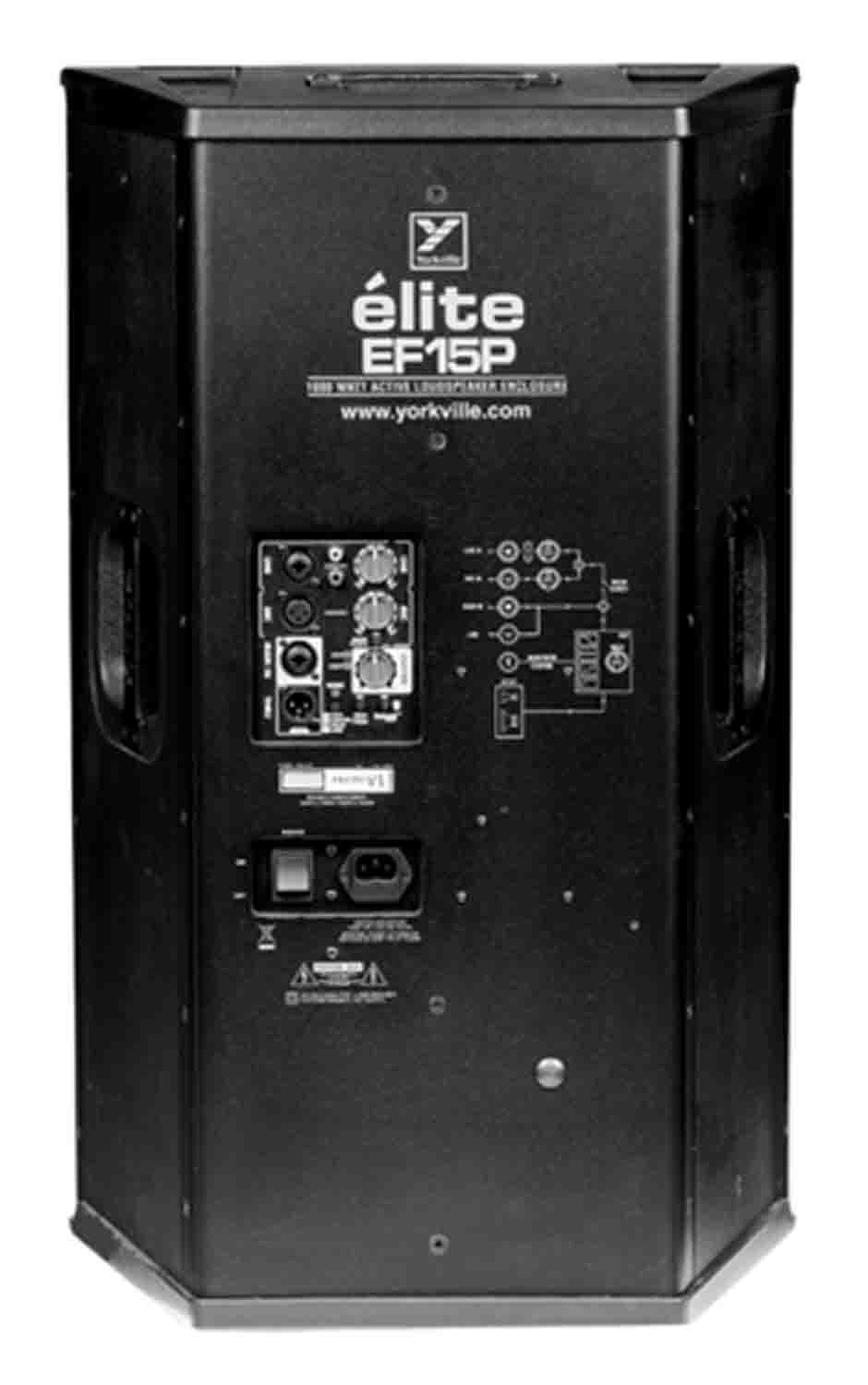 Yorkvile EF15P Elite Series 15" 2-Way Powered Speaker - 1200 Watts