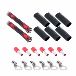 Tsunami TSX-PWR8 50Ft Spool Red 8ga w/Acc Kit