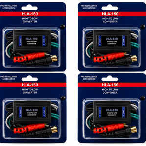 4 Absolute HLA-150 2-Channel High-to-Low Line Output Converter RCA Outputs