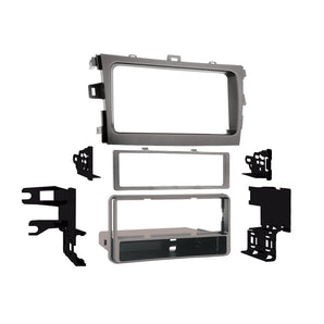 Metra 99-8223 Single-DIN Car Stereo Silver Dash Kit - Compatible Fits for Toyota Corolla 2009-2013
