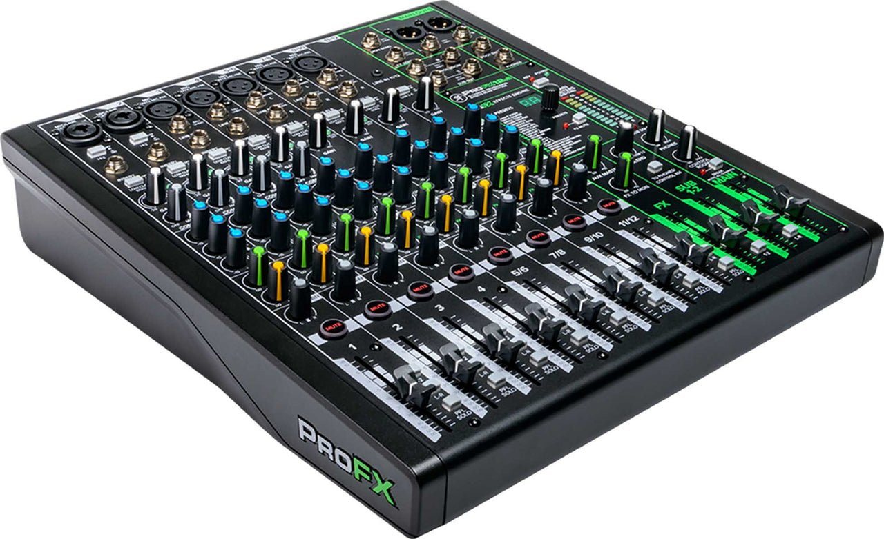 Mackie ProFX12v3, 12-Channel Professional Effects Mixer with Built-In FX