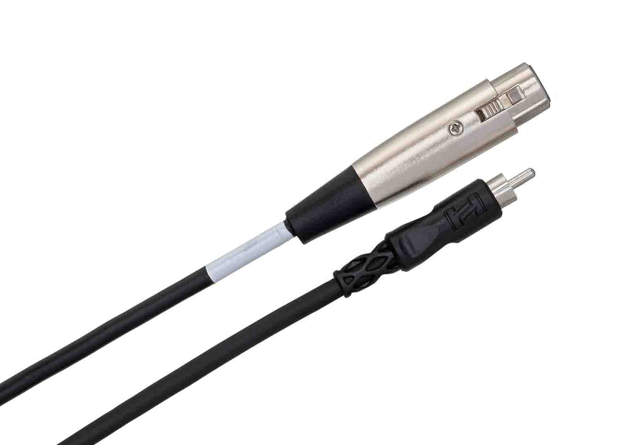 Hosa XRF-105, XLR3F to RCA Unbalanced Interconnect Cable - 5 Feet