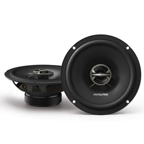 Alpine UTE-73BT Media Receiver + 6.5" Component & Coaxial Speaker Set + Accessory Bundle