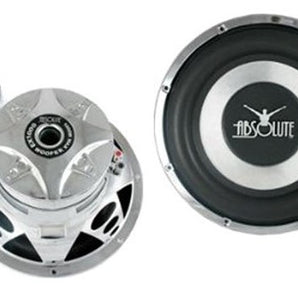 2 Absolute 10" EX900 Subwoofer 900 Watt Dual 4Ω for Car Audio Systems