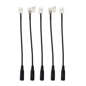 Heise HE-3528QC DC Female Quick Connect for 3528 LEDs - 5-Pack