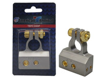 Thumbnail for A/T 2/ 4 / 8 Gauge AWG Car Battery Terminal Chrome Positive