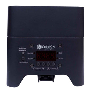 Colorkey CKW-6024 MobilePar Mini Hex 4 Uplight DJ Package w/Case