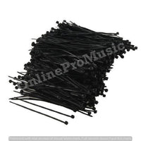 Thumbnail for 1000 Pcs Black Plastic Cable Zip Tie Fasten Wrap 80mm x 2mm