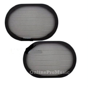 6" x 9" Universal Steel Mesh Protective Speaker Grills-Pair
