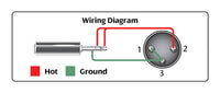 Thumbnail for Hosa XVM-105M Microphone Cable, Right-angle 3.5 mm TRS to XLR3M - 5 Feet