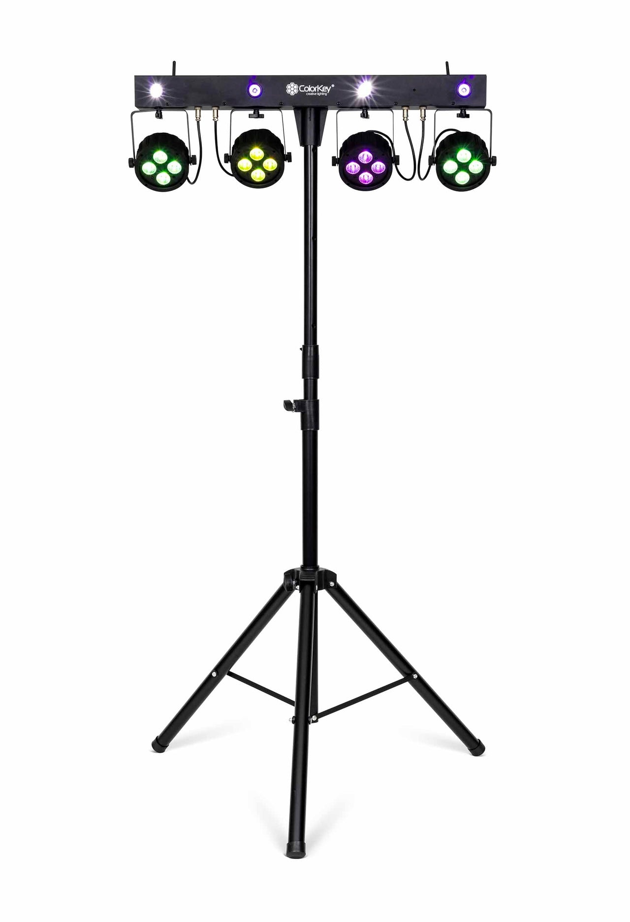 Colorkey CKU-3060, Battery-Powered Lighting Bundle with Stand and Carrying Case