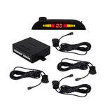 iBeam TE-4PSKRUB parking kit components including a display and sensors for safe rear parking.