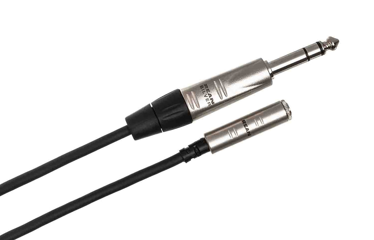 Hosa HXMS-025, 3.5mm Female to 1/4-Inch Male Pro Headphone Adaptor Cable - 25 Feet