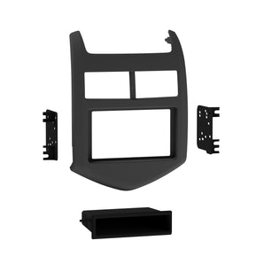 Metra 99-3012G Single/Double DIN Dash Installation Kit - Compatible Fits for Chevy Sonic 2012-2016