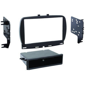 Metra 99-6544B Single-DIN Car Stereo Dash Kit - Compatible Fits for Fiat 500 2016-Up