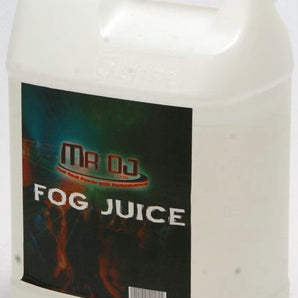 MR DJ Fog Juice 1 Gallon Water-Based Fog Machine Fluid Lemon Scented