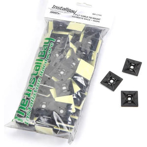 Install Bay IBR-CTM1 1" X 1" Adhesive-backed Cable Tie Mounts