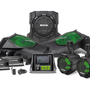 Alpine PSS-CMAV Complete 9-Speaker 600W RMS Weather-Resistant Sound System
