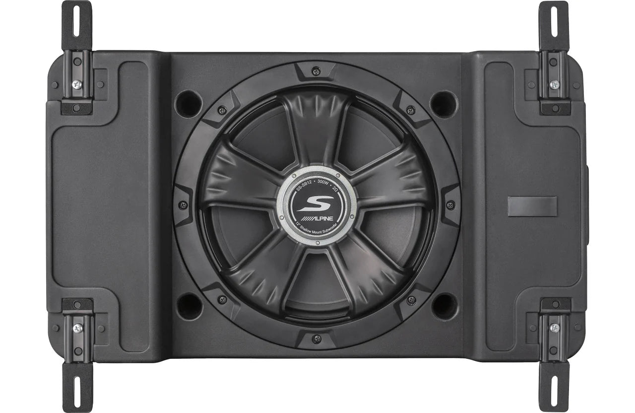 Alpine SS-SB12 Single 12” S-Series Shallow Preloaded Subwoofer Enclosure