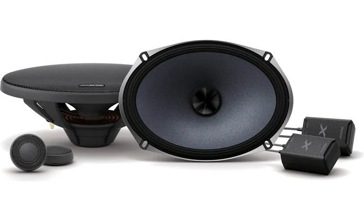 Alpine X-S69C Bundle - Two pairs of X-Series 6x9 Inch Component 2-Way Speakers