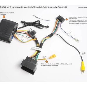 iDatalink Maestro HRN-SR-VW2 Vehicle-specific Harness