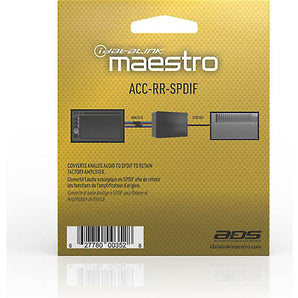iDatalink Maestro ACC-RR-SPDIF Amplifier Interface - Analog-to-SPDIF Audio Converter