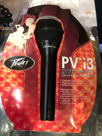 Thumbnail for Peavey PVI 3 Super Cardioid Unidirectional Dynamic Vocal Microphone with XLR Cable