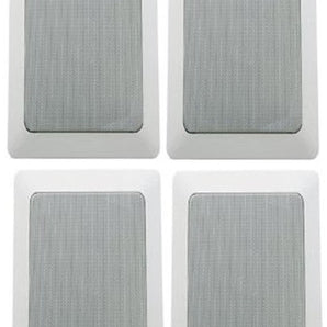 2 Absolute HCS605 6.5" 8 Ohm 2-Way Rectangle Mount In-Ceiling Speakers