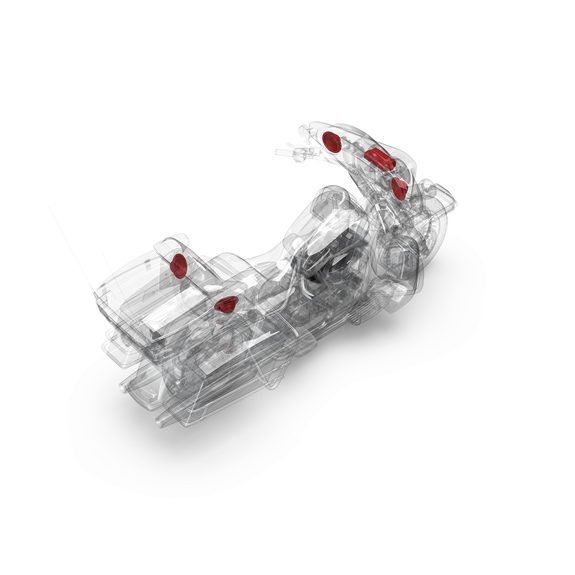 Rockford Fosgate TMS65 Harley-Davidson 6.5" Full Range Upper/Lower Fairing and Tour-Pak Speakers (2014+)