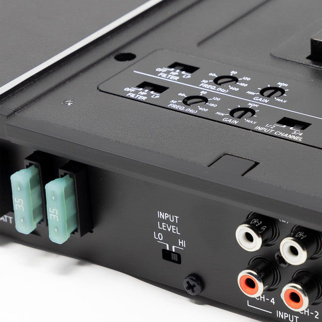 Alpine HDA-F60 4-Channel Amplifier 150W x 4 Bundle