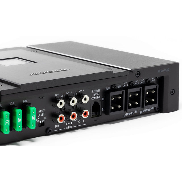 Alpine HDA-V90 5CH Amplifier 100W x 4 + 500W x 1 Bundle