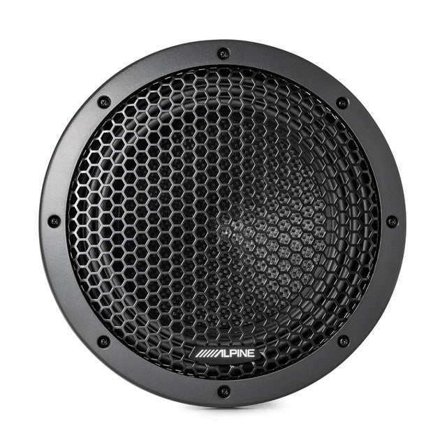 Alpine HDZ-W10 10" Subwoofer 2400W Dual 4-Ohm + Grille Bundle