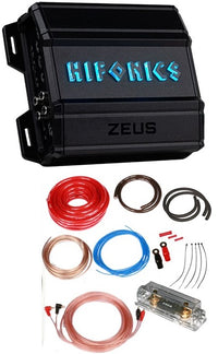 Thumbnail for Hifonics ZD-750.4D 750 Watt RMS Zeus Delta Series Class-D 4-Channel Car Amplifier + 0 Gauge Amp Kit