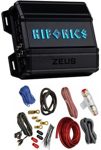 Thumbnail for Hifonics ZD-750.4D 750 Watt RMS Zeus Delta Series Class-D 4-Channel Car Amplifier + 4 Gauge Amp Kit