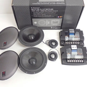 Diamond Audio H600A HEX Series 6.75” 2-Way Component Set w/Aluminum Dome Tweeter