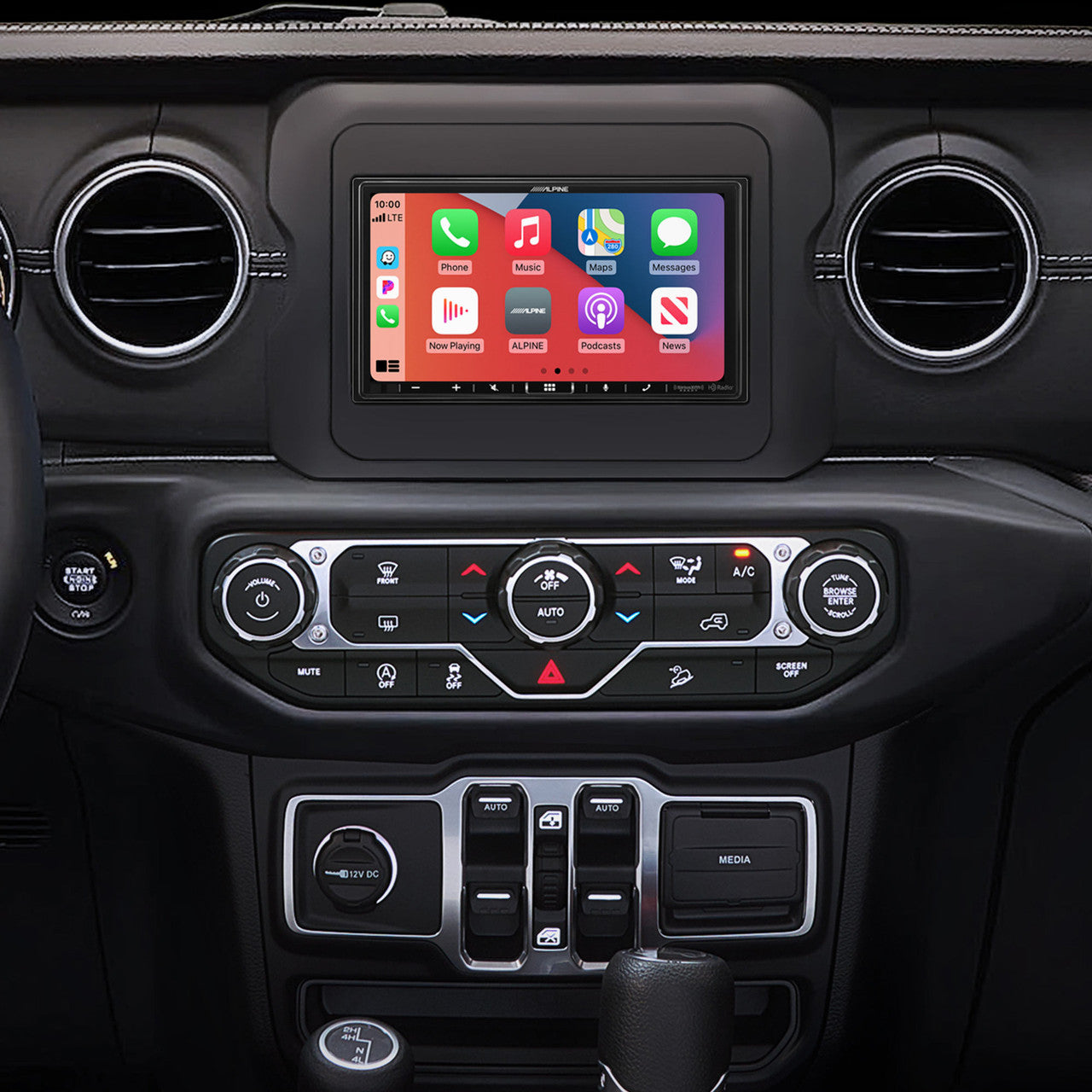 Alpine i407-WRA-JL 7" Receiver Fits 2018-Up Jeep Wrangler 2020-Up Jeep Gladiator Bundle