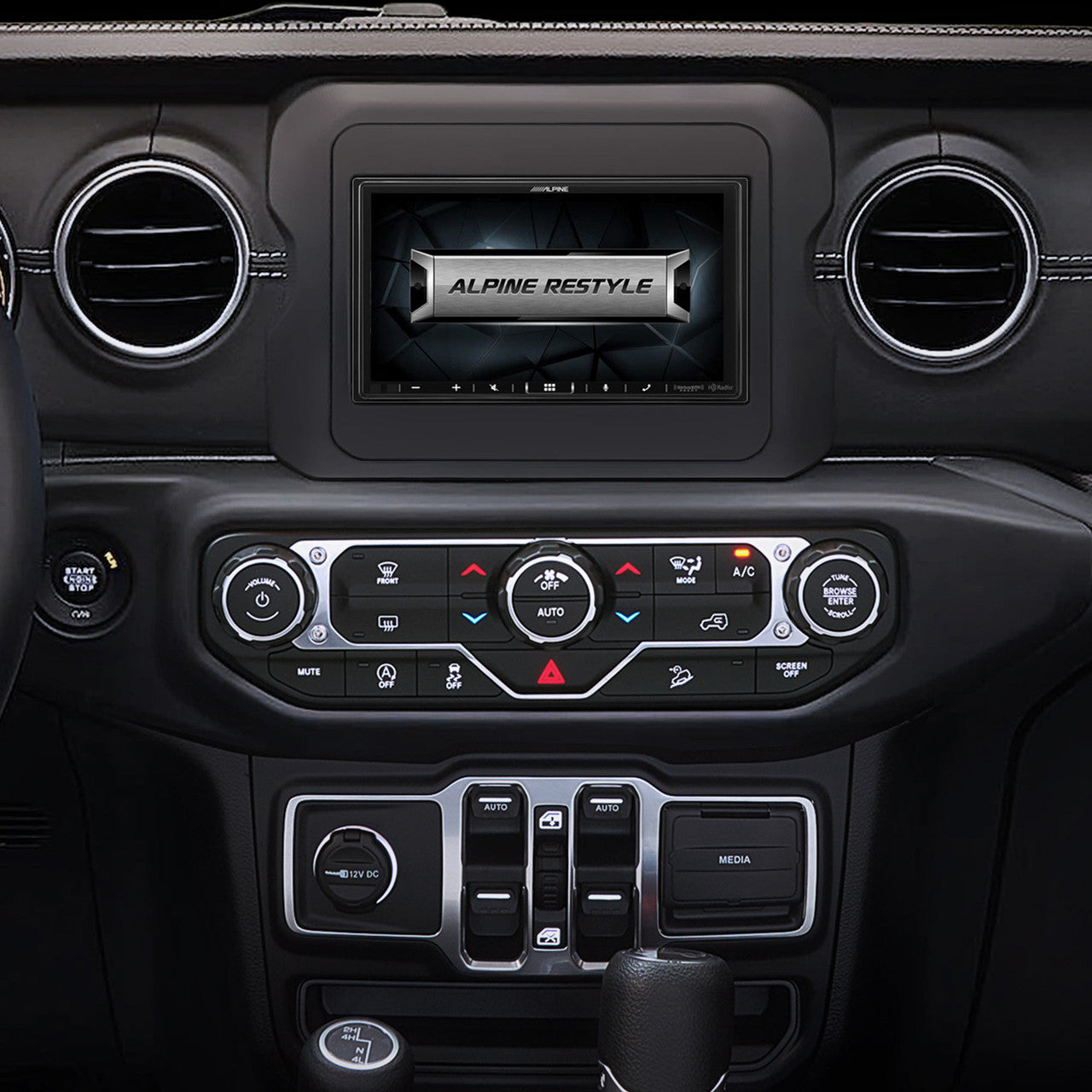 Alpine i407-WRA-JL 7" Receiver Fits 2018-Up Jeep Wrangler 2020-Up Jeep Gladiator Bundle