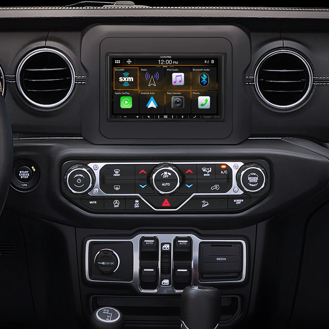 Alpine i407-WRA-JL 7" Receiver Fits 2018-Up Jeep Wrangler 2020-Up Jeep Gladiator Bundle