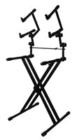 Thumbnail for Yorkville IKS-90 Heavy Duty Deluxe Three Tier Keyboard Stand