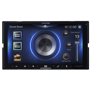Alpine iLX-W670-S 7-inch Ultra-Shallow Digital Multimedia Receiver with SWC Adapter