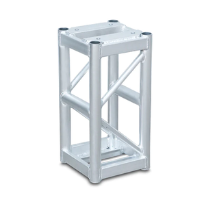 Galaxy Stage GS-1202 2' Long 12" Box Truss with Bolts Professional 12" Square Aluminum Truss Section