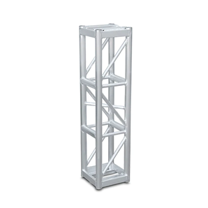 Galaxy Stage GS-1204 4' Long 12" Box Truss with Bolts Professional 12" Square Aluminum Truss Section