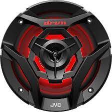 JVC CS-DR620MBL 6.5inch 2-Way Coaxial Speakers featuring 21-color LED Illumination / Water Resistant (IPX5) / UV Resistant Woofers / Peak Power 260W / RMS Power 75W