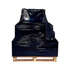1 Hand Stretch Film Shrink Wrap Black Pallet Wrap 18" x 1500 ft 80g