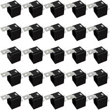 10 PACK 12 VOLT DC 40 AMP SPTD AUTOMOTIVE RELAY 5 PIN W/ MOUNTING TAB