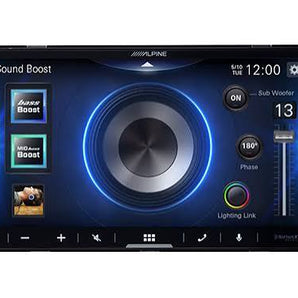Alpine iLX-W670 Receiver + 2 Pairs 6x8 Coax Speakers+ KTA-450 Power Pack + Accessory Bundle