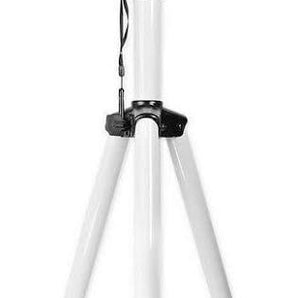 MR DJ SS350W Universal White Heavy Duty Folding Tripod PRO PA DJ Home On Stage Speaker Stand Mount Holder