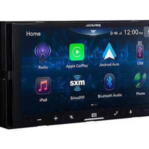 Alpine iLX-W670 Multimedia Receiver + 6.5" Component + 6.5" Coax Speakers + Accessory Bundle