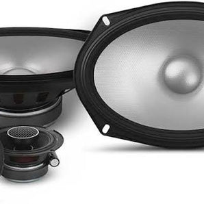 Alpine S2-S69C + S2-S50 Front & Rear Speaker Door Fit 02-08 Dodge Ram 1500