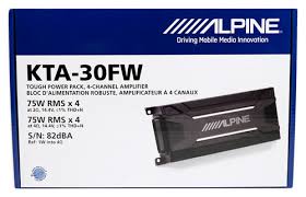 Alpine KTA-30MW Mono Amp 300W RMS Weather Resistant Tough Power Pack Amplifier
